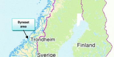 ਨਕਸ਼ਾ ਦੇ trondheim ਨਾਰਵੇ